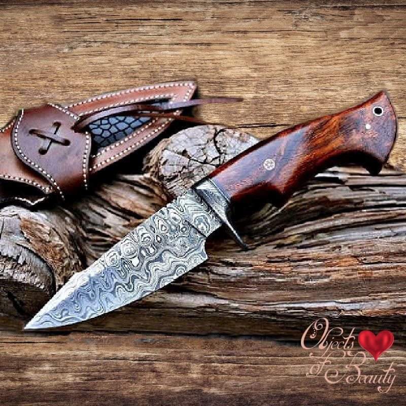 Exploring Damascus Hunting Knives for the Horseman, Outdoorsman, Wild Forager and Knife Lover