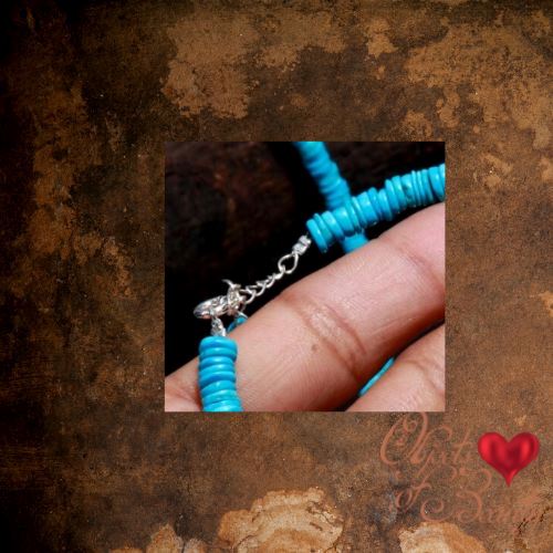 Blue Heishi Turquoise Necklace | Yellowstone Spirit Southwestern Collection Turquoise Necklace Objects of Beauty Southwest 