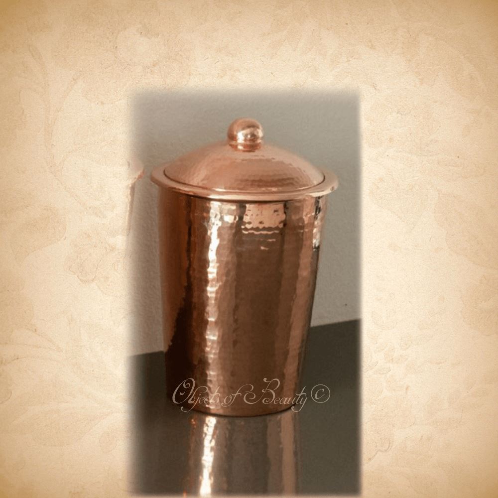 Kumran Copper Canister Small 2.5 Qt | Sertodo Copper Copper Canister Sertodo Copper 