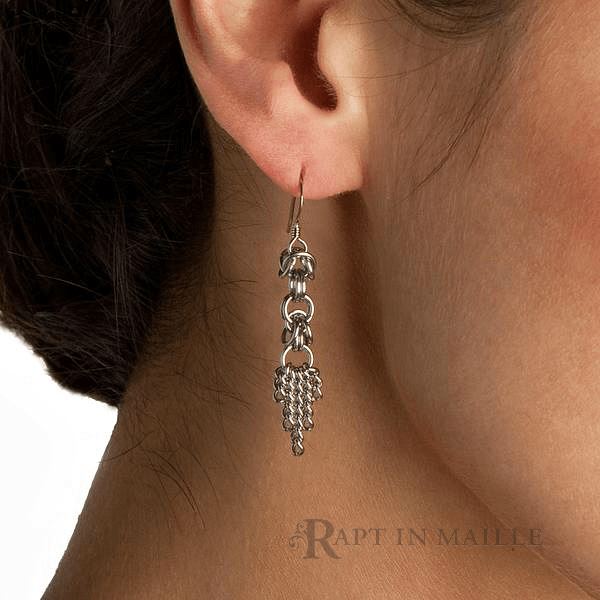 Layla Rapt In Maille Chain-Mail Earrings Earrings Rapt In Maille 
