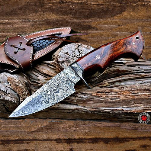 Exploring Damascus Hunting Knives for the Horseman, Outdoorsman, Wild Forager and Knife Lover