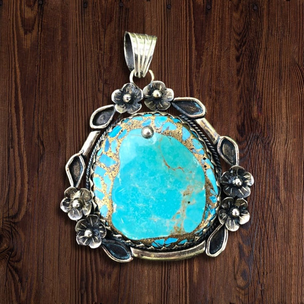 Southwestern orders SS & Turquoise Pendant