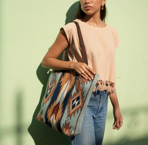 Santa Fe Sky Wool Tote ONE OF A KIND! | Yellowstone Spirit Southwestern Collection