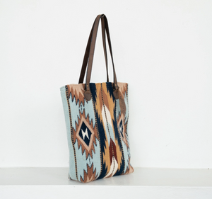 Santa Fe Sky Wool Tote ONE OF A KIND! | Yellowstone Spirit Southwestern Collection