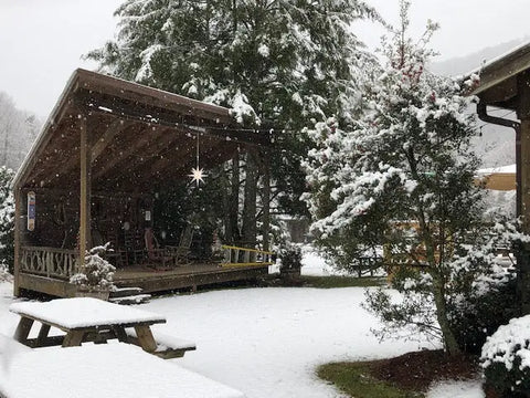 Snowy Stage Leatherwood Mountains