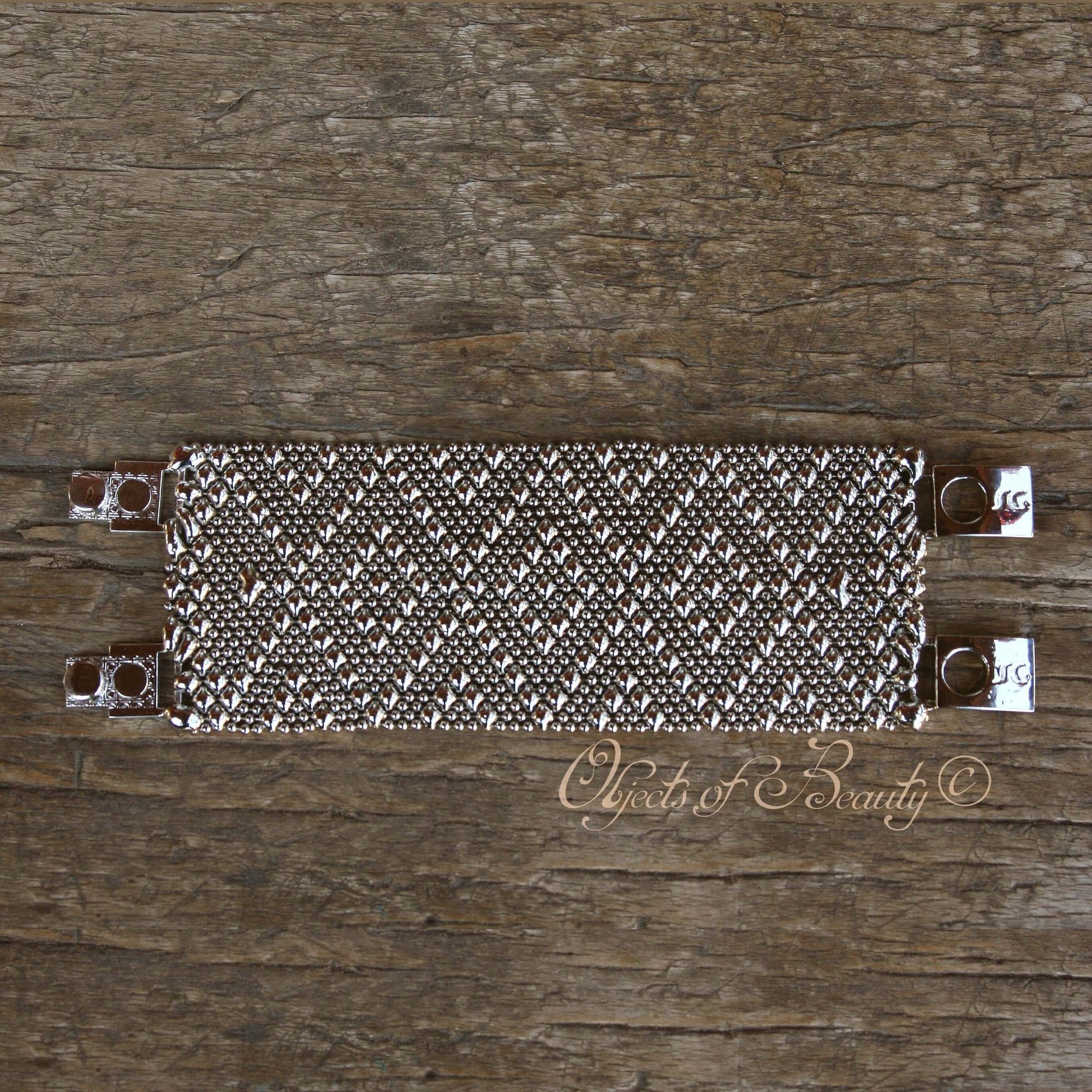 Alexandria SG Liquid Silver Magnetic Close Bracelet liquid metal bracelet Sergio Gutierrez Liquid Metal Jewelry 