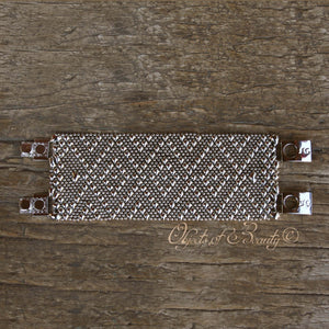 Alexandria SG Liquid Silver Magnetic Close Bracelet liquid metal bracelet Sergio Gutierrez Liquid Metal Jewelry 