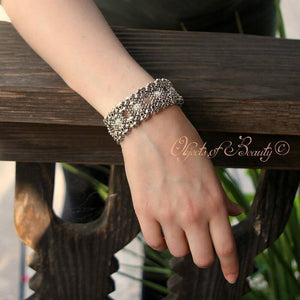 Anagrika SG Liquid Silver Bracelet Bracelets Sergio Gutierrez Liquid Metal Jewelry 