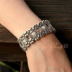 Anagrika SG Liquid Silver Bracelet Bracelets Sergio Gutierrez Liquid Metal Jewelry 