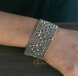 Anastacia SG Liquid Metal Bracelet Bracelets Sergio Gutierrez Liquid Metal Jewelry 