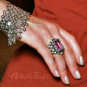 Andrea's Cat SG Liquid Metal Bracelet | Yellowstone Spirit Southwestern Collection liquid metal bracelet Sergio Gutierrez Liquid Metal Jewelry 