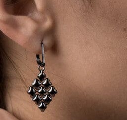 Any Way You Look at It Black Chrome SG Liquid Metal Earrings | Yellowstone Spirit liquid metal earrings SG Liquid Metal 