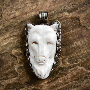 Bear Pendant Necklace| Spirit Animal Collection Pendant Necklace Objects of Beauty Southwest 