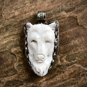 Bear Pendant Necklace| Spirit Animal Collection Pendant Necklace Objects of Beauty Southwest 