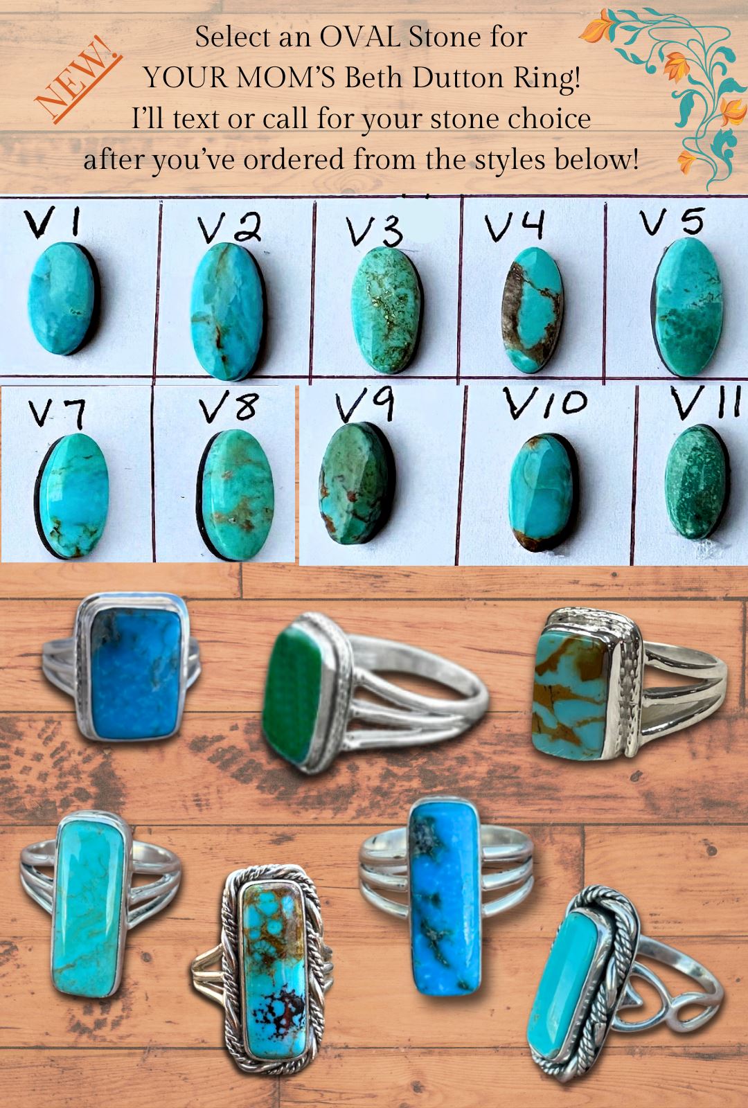 Beth Dutton Oval Turquoise Ring w Braided Bezel | Yellowstone Spirit Southwestern Collection Turquoise Ring Objects of Beauty Southwest 