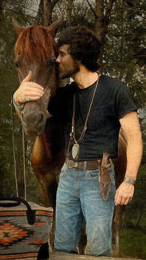 Bison Chief Carved Bone and Carnelian Talisman | Yellowstone Spirit Southwestern Collection Talisman Necklace Objects of Beauty Southwest 