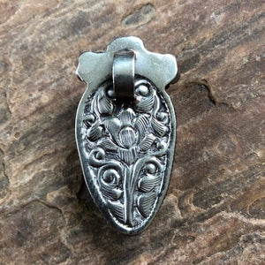 Bison w Flowers Pendant Necklace | Spirit Animal Collection Pendant Necklace Objects of Beauty 