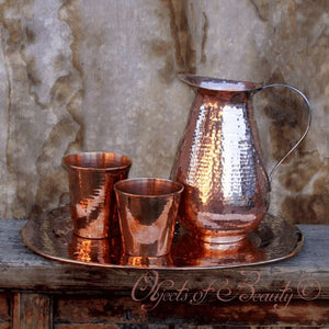 Bisotun Copper Water Pitcher by Sertodo Special Display Unit Sale 50% Off Copper Water Pitcher Sertodo Copper 