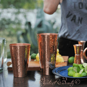 Boston Maraka Sertodo Copper Shaker Set | Yellowstone Spirit Southwestern Collection Copper Cocktail Shaker Sertodo Copper 