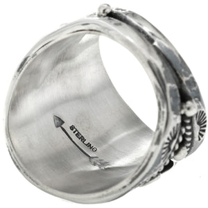 Buffalo Sterling Silver Men's Ring | Yellowstone Spirit Southwestern & Spirit Animal Collection rings Objects of Beauty 