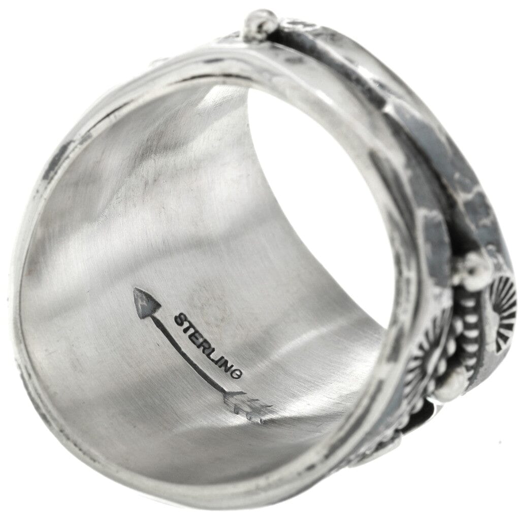 Buffalo Sterling Silver Men's Ring | Yellowstone Spirit Southwestern Collection rings Objects of Beauty 