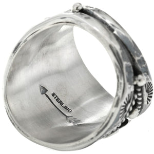 Buffalo Sterling Silver Men's Ring | Yellowstone Spirit Southwestern Collection rings Objects of Beauty 