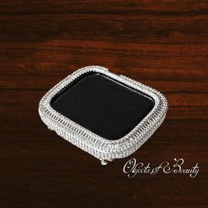 Candy; The Bling of All Blings Baguette Crystal Apple Watch 7 Bezel Watch Accessories EMJ 