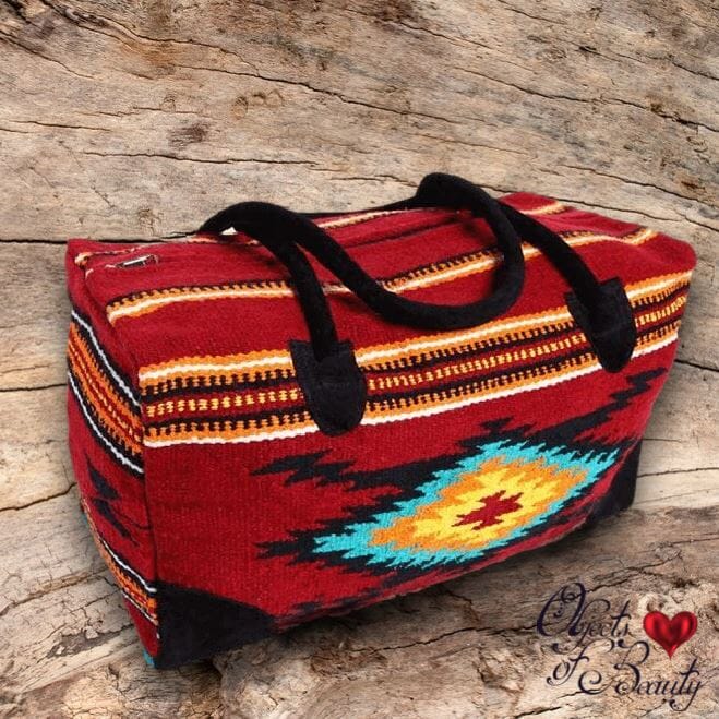 Canyon Chaser Woven Duffel Bag | Yellowstone Spirit Southwestern Collection Duffel Bag Objects of Beauty Southwest 