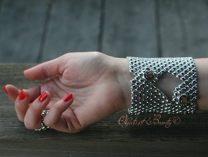 Carinthia SG Liquid Silver Bracelet Nickel Bracelets Sergio Gutierrez Liquid Metal Jewelry 