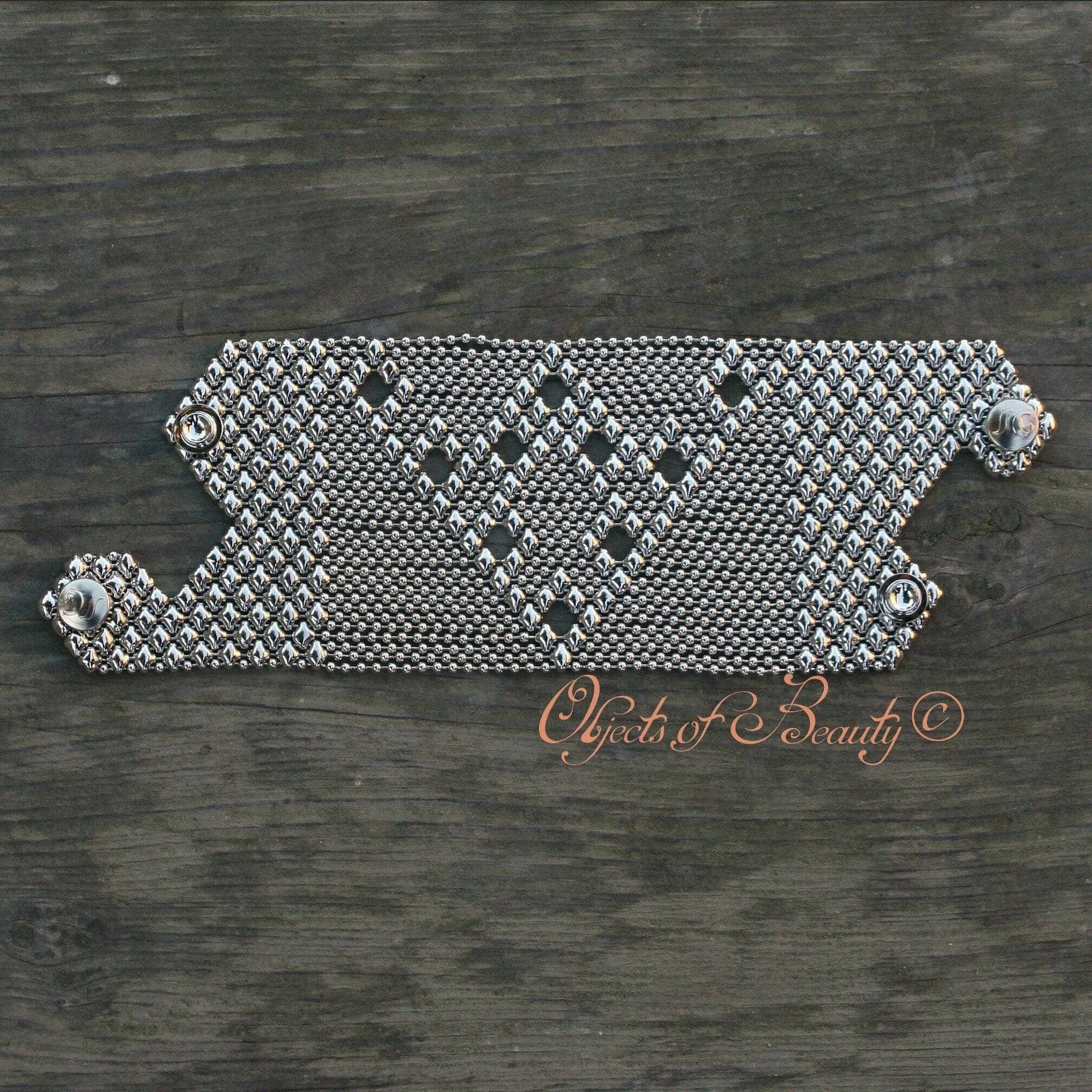 Carinthia SG Liquid Silver Bracelet Nickel Bracelets Sergio Gutierrez Liquid Metal Jewelry 