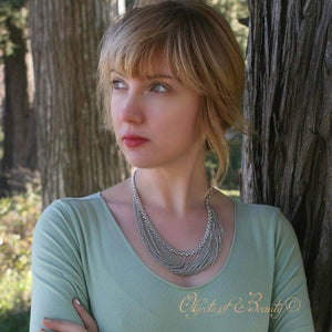 Cascada SG Liquid Metal Necklace | Yellowstone Spirit Southwestern Collection Necklaces Sergio Gutierrez Liquid Metal Jewelry 