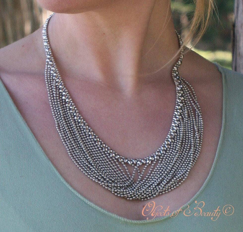 Cascada SG Liquid Metal Necklace | Yellowstone Spirit Southwestern Collection Necklaces Sergio Gutierrez Liquid Metal Jewelry 