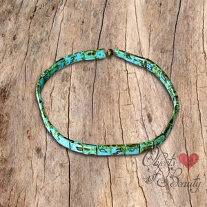 Cheyenne Rectangular Turquoise Bracelet | Yellowstone Spirit Southwestern Collection Turquoise Bracelet Objects of Beauty Southwest 