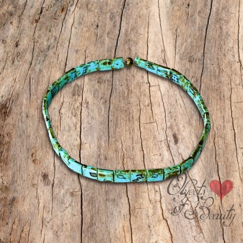 Cheyenne Rectangular Turquoise Bracelet | Yellowstone Spirit Southwestern Collection Turquoise Bracelet Objects of Beauty Southwest 