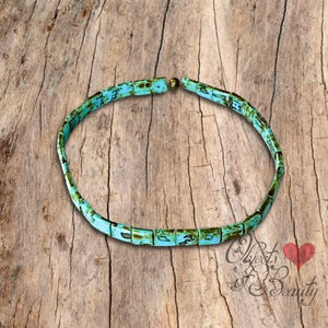 Cheyenne Rectangular Turquoise Bracelet | Yellowstone Spirit Southwestern Collection Turquoise Bracelet Objects of Beauty Southwest 