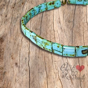 Cheyenne Rectangular Turquoise Bracelet | Yellowstone Spirit Southwestern Collection Turquoise Bracelet Objects of Beauty Southwest 