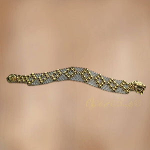 Chloe Stainless Steel Yellow-Gold Titanium Bracelet | SG Liquid Metal Jewelry Bracelets Sergio Gutierrez Liquid Metal Jewelry 