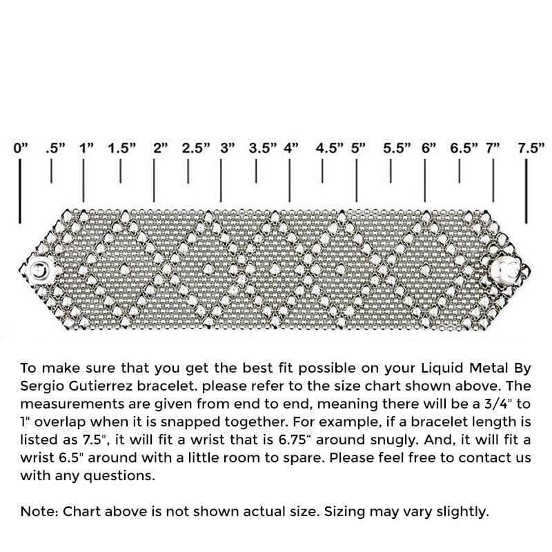 Clementine Stainless Steel - Rose Titanium Bracelet | SG Liquid Metal Bracelets Sergio Gutierrez Liquid Metal Jewelry 