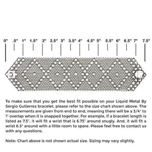 Clementine Stainless Steel - Rose Titanium Bracelet | SG Liquid Metal Bracelets Sergio Gutierrez Liquid Metal Jewelry 