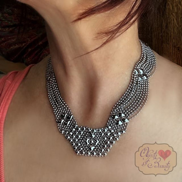 Cleopatra Queen SG Liquid Silver Necklace | Yellowstone Spirit Southwestern  Collection