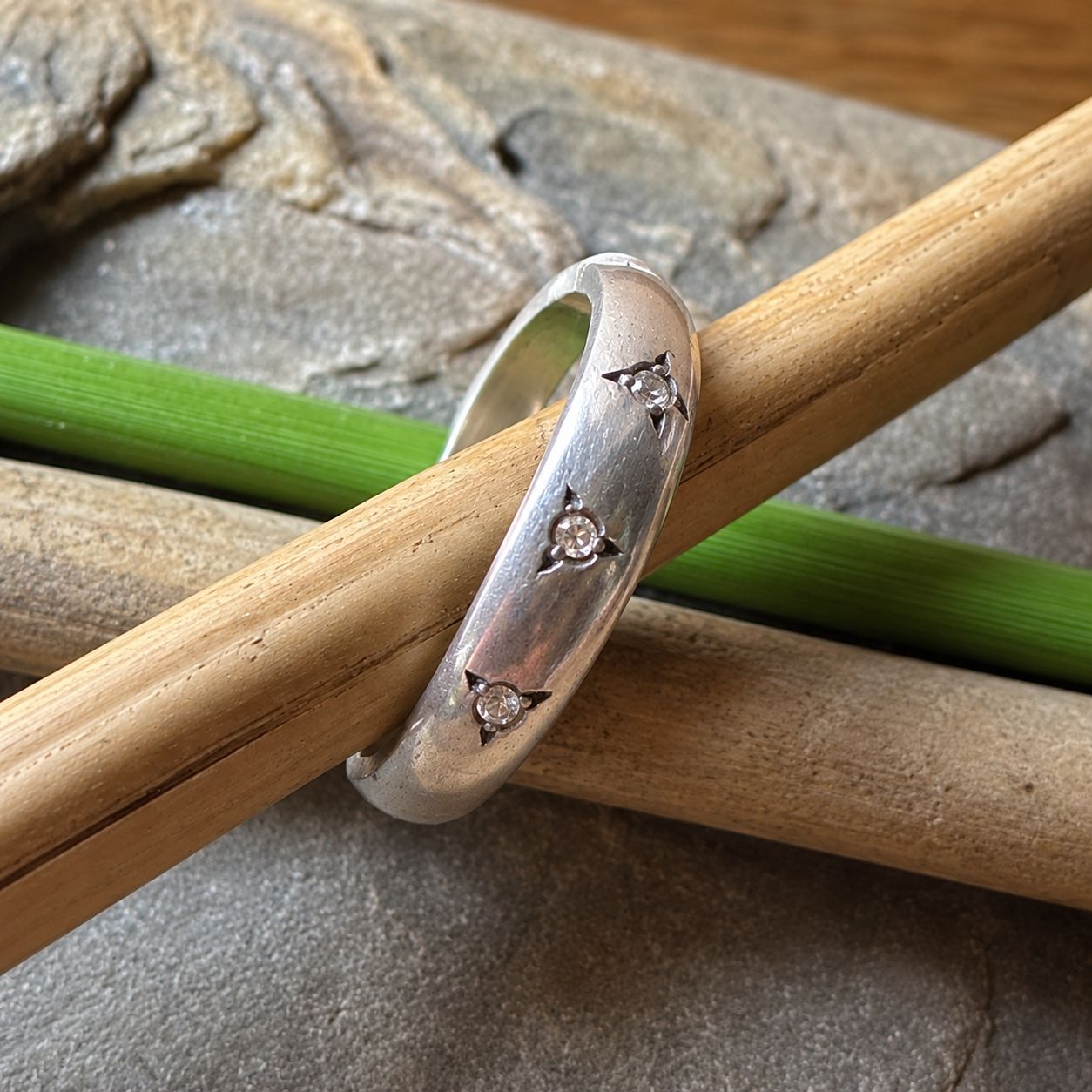 Constellation Sterling Silver Black Diamond Last-of-a-Kind Ring by David Tishbi Rings David Tishbi 