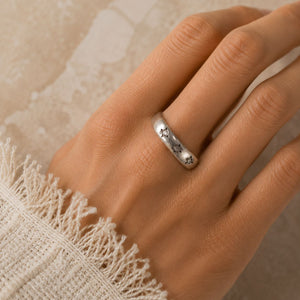 Constellation Sterling Silver Black Diamond Last-of-a-Kind Ring by David Tishbi Rings David Tishbi 
