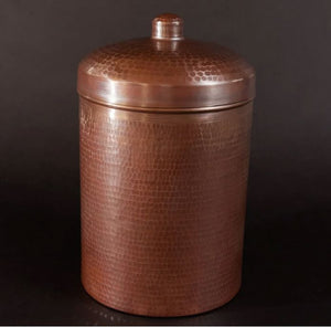 Copper Canisters Peacock Finish Sets and Individual | Sertodo Copper | Yellowstone Spirit Southwestern Collection Copper Canisters Objects of Beauty 5.25 Quart 9x7in 