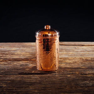 Copper Canisters Shiny Finish | A la Carte | Sertodo Copper | Yellowstone Spirit Southwestern Collection Copper Canisters Objects of Beauty 2 Cup - 5x3in 