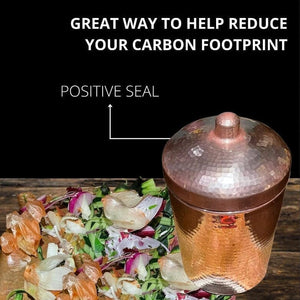 Copper Kitchen Compost Bin by Sertodo | Yellowstone Spirit Southwestern Collection Copper Compost Bin Sertodo Copper 