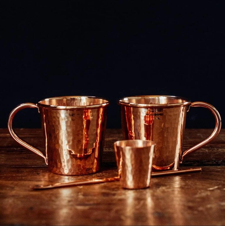 Copper Moscow Mule Gift Set | Sertodo Copper | Yellowstone Spirit Southwestern Collection Copper Barware Set Sertodo Copper 
