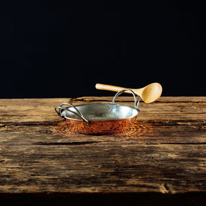 Copper Paella Pan | Sertodo Copper | Yellowstone Spirit Southwestern Collection Copper Pans Sertodo Copper 8" Diameter ~ Great for Serving Side Dishes Recycled Copper 