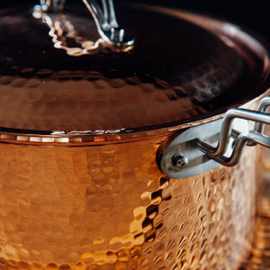 Copper Sauce Pot 2.5 Quart w Lid | Sertodo Copper Copper Pot Sertodo Copper 