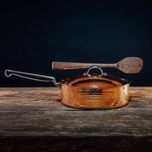 Copper Saute Pan with Lid ~ 3 Quart Copper Pans Sertodo Copper 