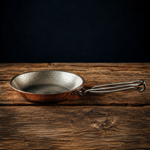 Copper Skillet Saute Pan | Sertodo Copper Copper Pans Objects of Beauty 8 Inch Polished Finish 